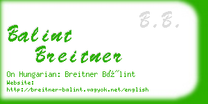 balint breitner business card